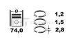 Kolbenringsatz ET ENGINETEAM R1005900 Bild Kolbenringsatz ET ENGINETEAM R1005900