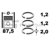 Kolbenringsatz ET ENGINETEAM R1012600