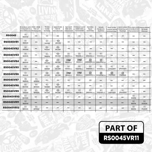 Steuerkettensatz ET ENGINETEAM RS0045VR11 Bild Steuerkettensatz ET ENGINETEAM RS0045VR11