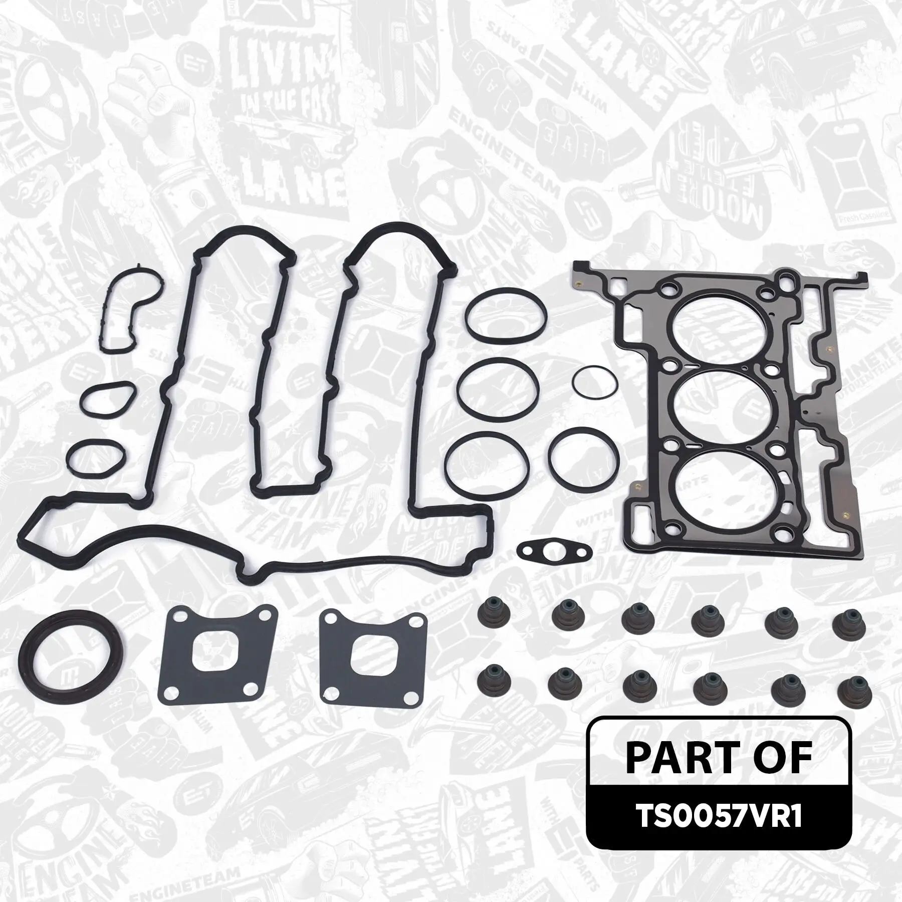 Dichtungssatz, Zylinderkopf ET ENGINETEAM TS0057VR1 Bild Dichtungssatz, Zylinderkopf ET ENGINETEAM TS0057VR1