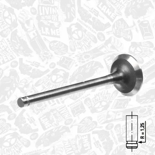 Auslassventil Auslassseite ET ENGINETEAM VE0044 Bild Auslassventil Auslassseite ET ENGINETEAM VE0044