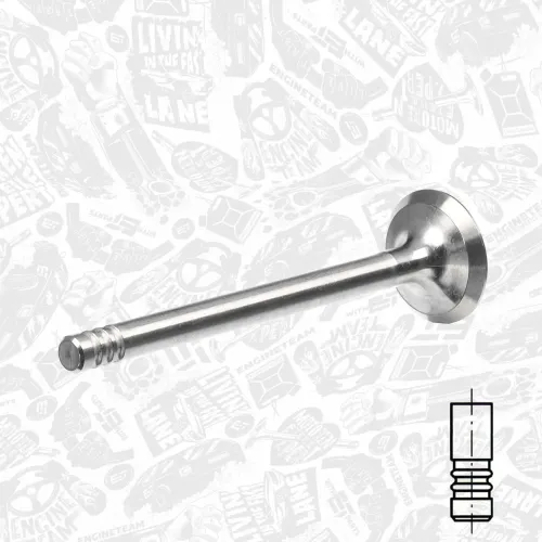 Auslassventil Auslassseite ET ENGINETEAM VE0096 Bild Auslassventil Auslassseite ET ENGINETEAM VE0096