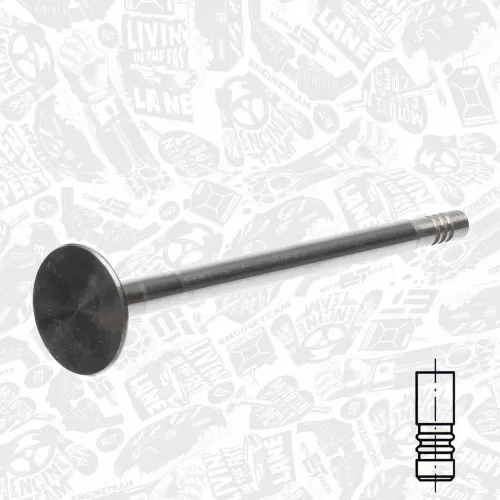 Auslassventil Auslassseite ET ENGINETEAM VE0123 Bild Auslassventil Auslassseite ET ENGINETEAM VE0123