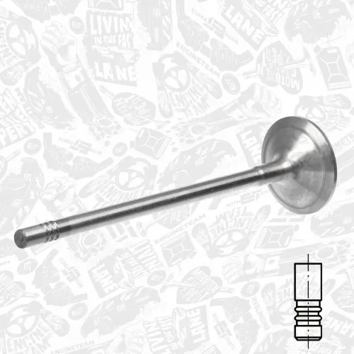 Auslassventil Auslassseite ET ENGINETEAM VE0158 Bild Auslassventil Auslassseite ET ENGINETEAM VE0158