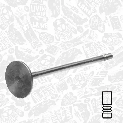 Auslassventil Auslassseite ET ENGINETEAM VE0158 Bild Auslassventil Auslassseite ET ENGINETEAM VE0158