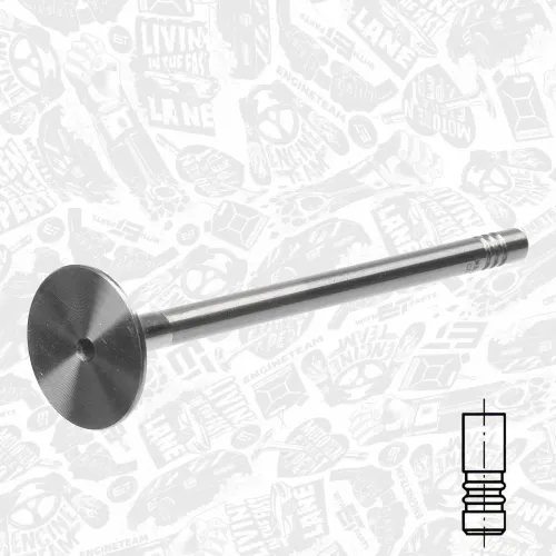 Auslassventil Auslassseite ET ENGINETEAM VE0168 Bild Auslassventil Auslassseite ET ENGINETEAM VE0168