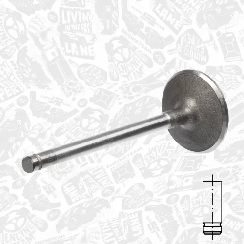 Einlassventil Einlassseite ET ENGINETEAM VI0064 Bild Einlassventil Einlassseite ET ENGINETEAM VI0064