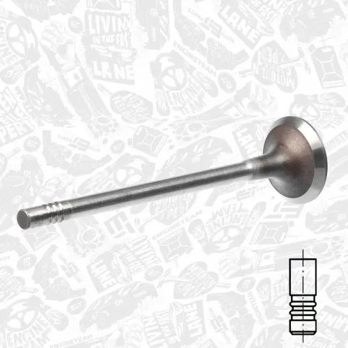 Einlassventil Einlassseite ET ENGINETEAM VI0121 Bild Einlassventil Einlassseite ET ENGINETEAM VI0121