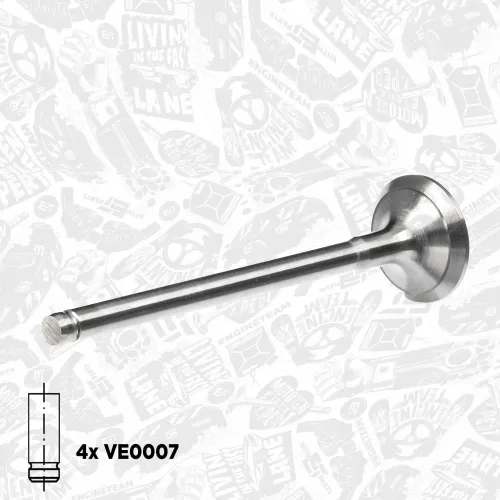Ventilsatz, Einlass-/Auslassventil ET ENGINETEAM VS0002 Bild Ventilsatz, Einlass-/Auslassventil ET ENGINETEAM VS0002