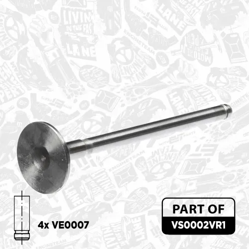 Ventilsatz, Einlass-/Auslassventil ET ENGINETEAM VS0002VR1 Bild Ventilsatz, Einlass-/Auslassventil ET ENGINETEAM VS0002VR1