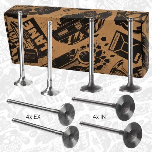 Ventilsatz, Einlass-/Auslassventil ET ENGINETEAM VS0002VR2 Bild Ventilsatz, Einlass-/Auslassventil ET ENGINETEAM VS0002VR2