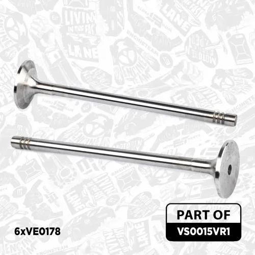 Ventilsatz, Einlass-/Auslassventil ET ENGINETEAM VS0015VR1 Bild Ventilsatz, Einlass-/Auslassventil ET ENGINETEAM VS0015VR1