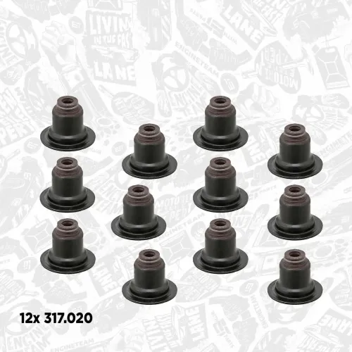 Ventilsatz, Einlass-/Auslassventil Einlassseite Auslassseite ET ENGINETEAM VS0025 Bild Ventilsatz, Einlass-/Auslassventil Einlassseite Auslassseite ET ENGINETEAM VS0025