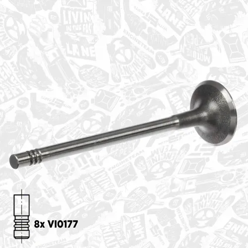 Ventilsatz, Einlass-/Auslassventil Einlassseite Auslassseite ET ENGINETEAM VS0031 Bild Ventilsatz, Einlass-/Auslassventil Einlassseite Auslassseite ET ENGINETEAM VS0031