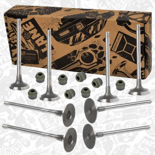 Ventilsatz, Einlass-/Auslassventil Einlassseite Auslassseite ET ENGINETEAM VS0032 Bild Ventilsatz, Einlass-/Auslassventil Einlassseite Auslassseite ET ENGINETEAM VS0032