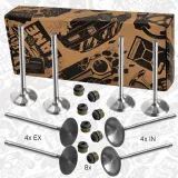 Ventilsatz, Einlass-/Auslassventil Einlassseite Auslassseite ET ENGINETEAM VS0034