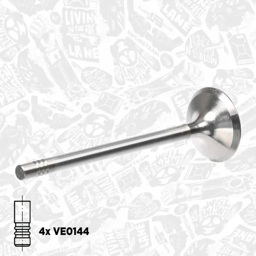 Ventilsatz, Einlass-/Auslassventil Einlassseite Auslassseite ET ENGINETEAM VS0034 Bild Ventilsatz, Einlass-/Auslassventil Einlassseite Auslassseite ET ENGINETEAM VS0034