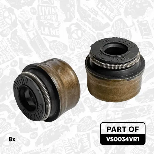 Ventilsatz, Einlass-/Auslassventil Einlassseite Auslassseite ET ENGINETEAM VS0034VR1 Bild Ventilsatz, Einlass-/Auslassventil Einlassseite Auslassseite ET ENGINETEAM VS0034VR1