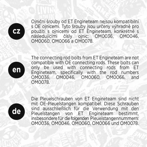 Pleuelschraube ET ENGINETEAM BS0055 Bild Pleuelschraube ET ENGINETEAM BS0055