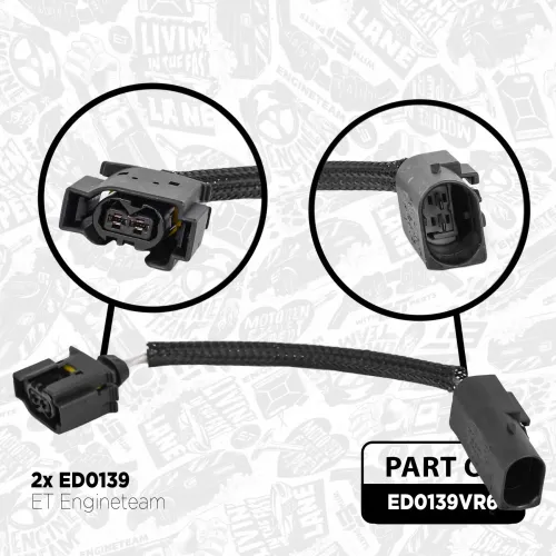 Anschlussleitung, Nockenwellensensor 12 V ET ENGINETEAM ED0139VR6 Bild Anschlussleitung, Nockenwellensensor 12 V ET ENGINETEAM ED0139VR6