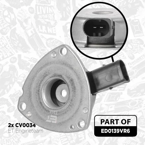 Anschlussleitung, Nockenwellensensor 12 V ET ENGINETEAM ED0139VR6 Bild Anschlussleitung, Nockenwellensensor 12 V ET ENGINETEAM ED0139VR6