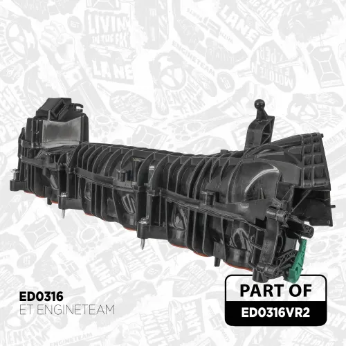 Saugrohrmodul ET ENGINETEAM ED0316VR2 Bild Saugrohrmodul ET ENGINETEAM ED0316VR2