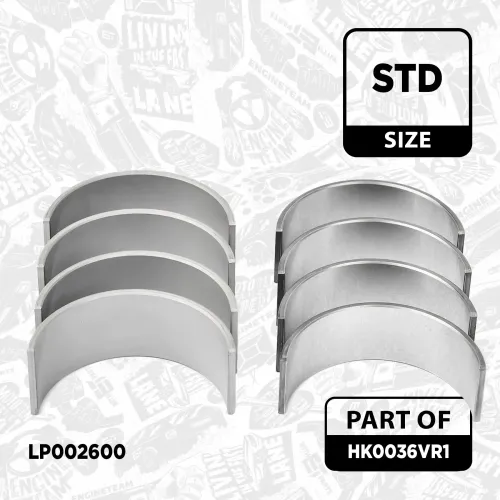 Reparatursatz, Kurbelwelle ET ENGINETEAM HK0036VR1 Bild Reparatursatz, Kurbelwelle ET ENGINETEAM HK0036VR1