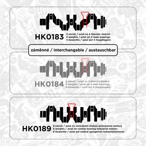 Reparatursatz, Kurbelwelle ET ENGINETEAM HK0194VR4 Bild Reparatursatz, Kurbelwelle ET ENGINETEAM HK0194VR4