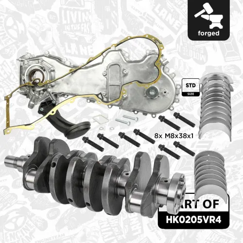 Reparatursatz, Kurbelwelle ET ENGINETEAM HK0205VR4 Bild Reparatursatz, Kurbelwelle ET ENGINETEAM HK0205VR4
