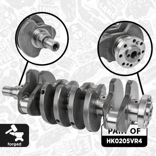 Reparatursatz, Kurbelwelle ET ENGINETEAM HK0205VR4 Bild Reparatursatz, Kurbelwelle ET ENGINETEAM HK0205VR4