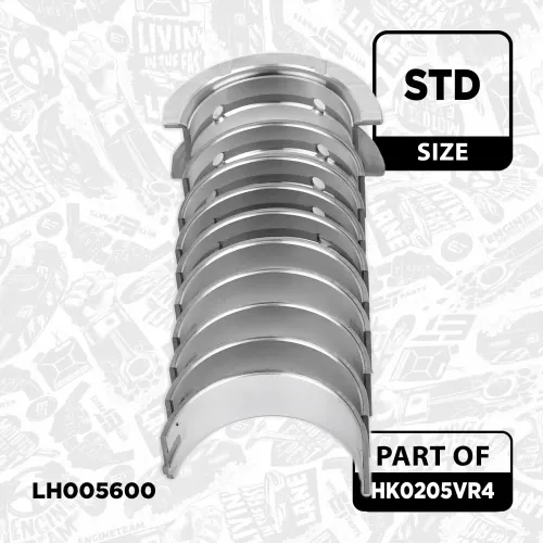 Reparatursatz, Kurbelwelle ET ENGINETEAM HK0205VR4 Bild Reparatursatz, Kurbelwelle ET ENGINETEAM HK0205VR4