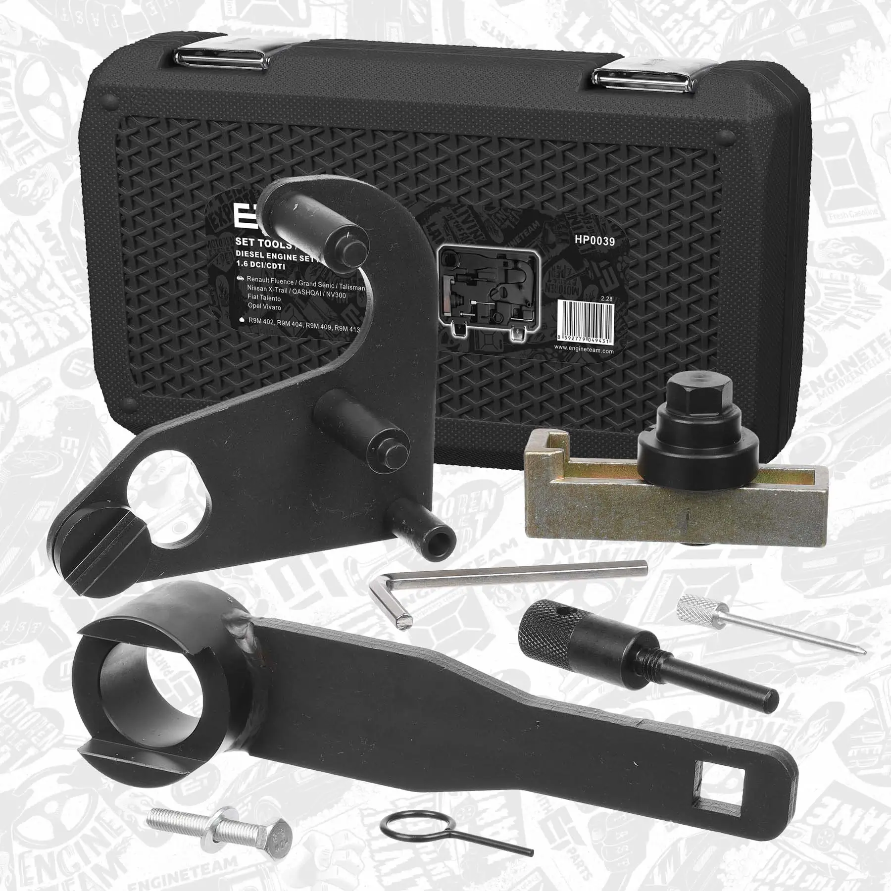 Einstellwerkzeugsatz, Steuerzeiten ET ENGINETEAM HP0039
