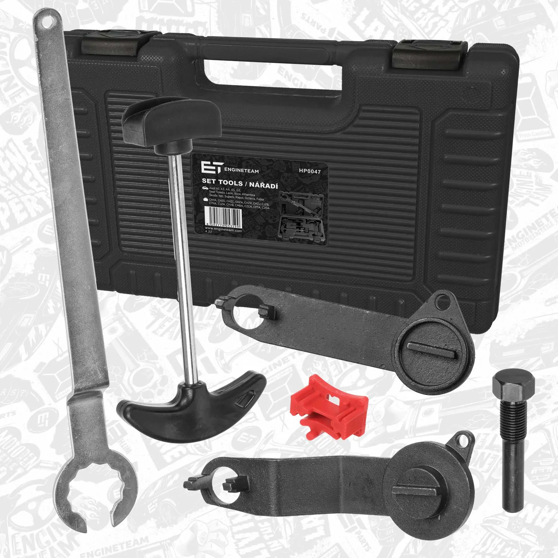 Einstellwerkzeugsatz, Steuerzeiten ET ENGINETEAM HP0047