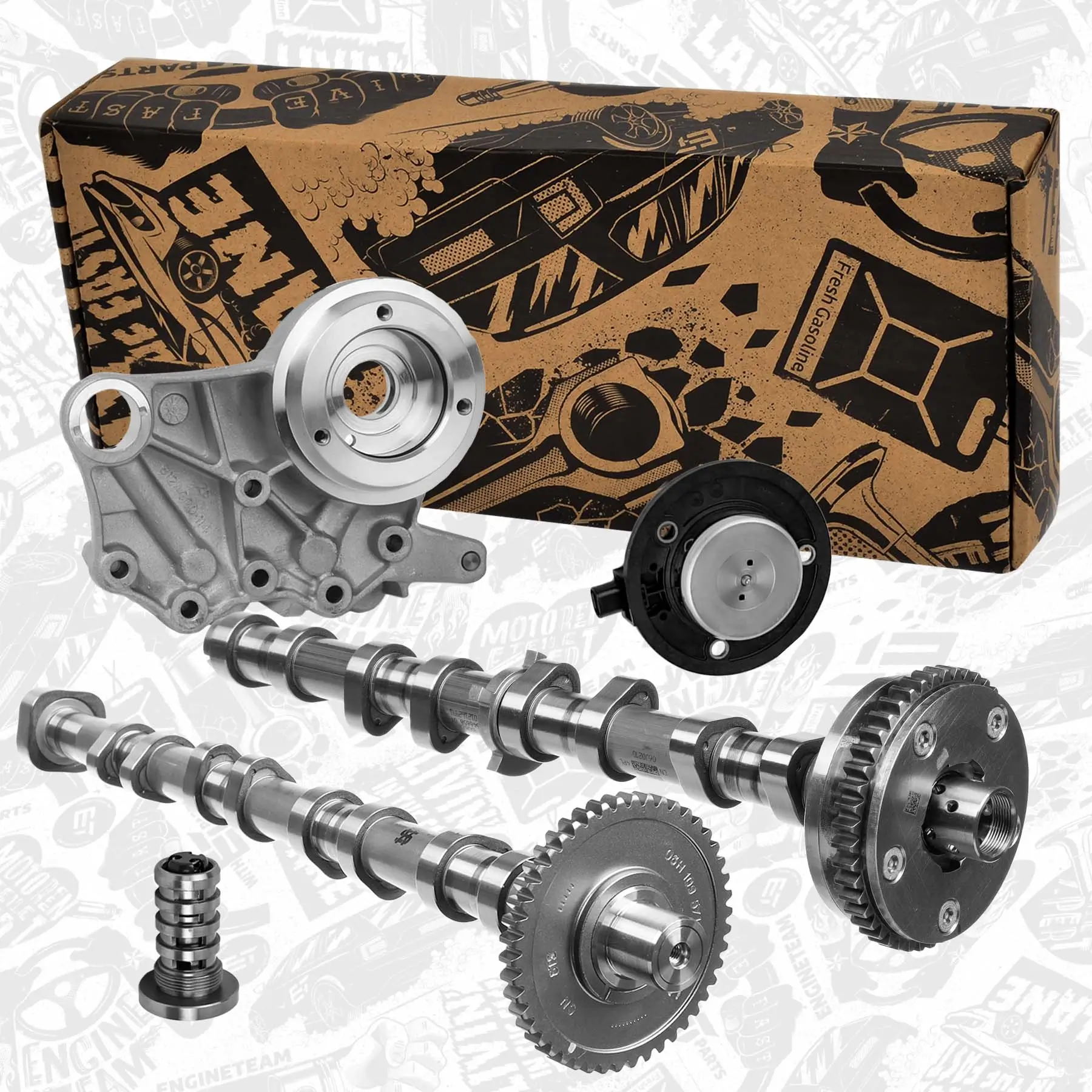 Reparatursatz, Lagerbock-Nockenwelle Einlassseite Auslassseite ET ENGINETEAM HV0403VR2