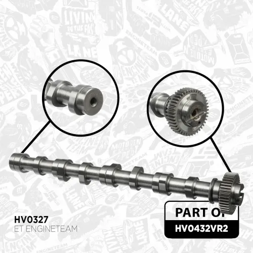 Nockenwellensatz Einlassseite Auslassseite ET ENGINETEAM HV0432VR2 Bild Nockenwellensatz Einlassseite Auslassseite ET ENGINETEAM HV0432VR2