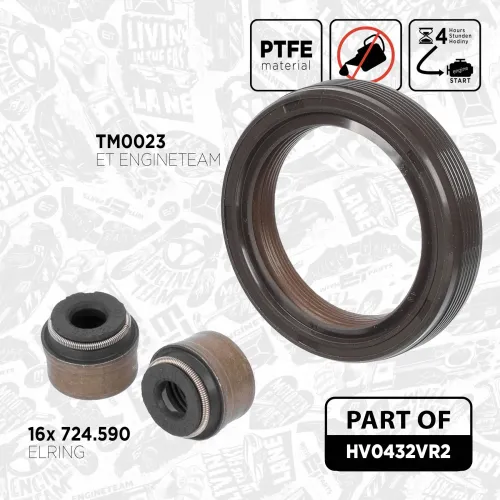 Nockenwellensatz Einlassseite Auslassseite ET ENGINETEAM HV0432VR2 Bild Nockenwellensatz Einlassseite Auslassseite ET ENGINETEAM HV0432VR2