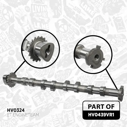 Nockenwellensatz Einlassseite Auslassseite ET ENGINETEAM HV0439VR1 Bild Nockenwellensatz Einlassseite Auslassseite ET ENGINETEAM HV0439VR1