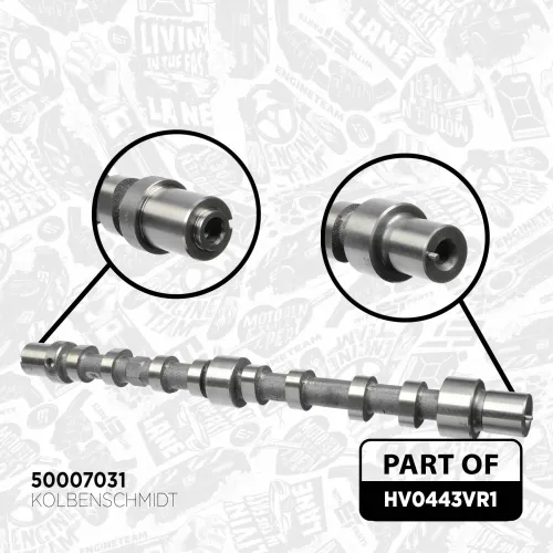 Nockenwellensatz Einlassseite Auslassseite ET ENGINETEAM HV0443VR1 Bild Nockenwellensatz Einlassseite Auslassseite ET ENGINETEAM HV0443VR1