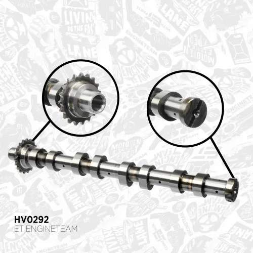 Nockenwellensatz Einlassseite Auslassseite ET ENGINETEAM HV0444 Bild Nockenwellensatz Einlassseite Auslassseite ET ENGINETEAM HV0444