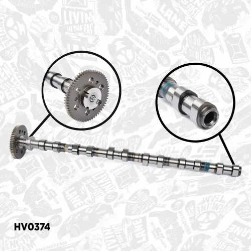 Nockenwellensatz Einlassseite Auslassseite ET ENGINETEAM HV0448 Bild Nockenwellensatz Einlassseite Auslassseite ET ENGINETEAM HV0448