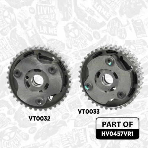 Nockenwellensatz Einlassseite Auslassseite ET ENGINETEAM HV0457VR1 Bild Nockenwellensatz Einlassseite Auslassseite ET ENGINETEAM HV0457VR1