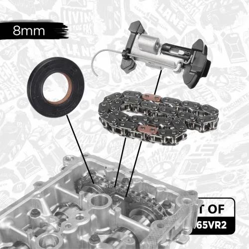 Nockenwellensatz Einlassseite Auslassseite Einlassseite Auslassseite ET ENGINETEAM HV0465VR2 Bild Nockenwellensatz Einlassseite Auslassseite Einlassseite Auslassseite ET ENGINETEAM HV0465VR2