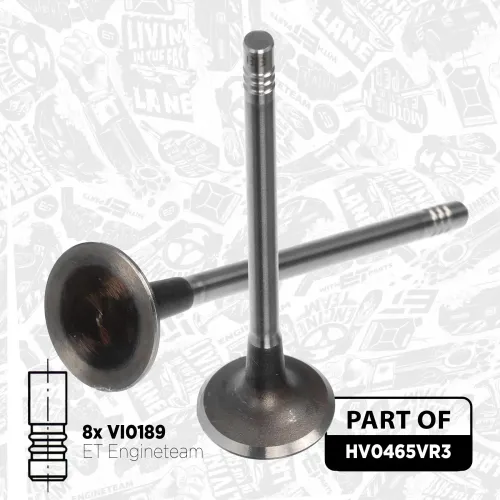 Nockenwellensatz Einlassseite Auslassseite ET ENGINETEAM HV0465VR3 Bild Nockenwellensatz Einlassseite Auslassseite ET ENGINETEAM HV0465VR3