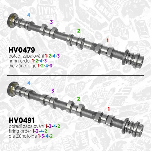Nockenwelle Einlassseite ET ENGINETEAM HV0479 Bild Nockenwelle Einlassseite ET ENGINETEAM HV0479
