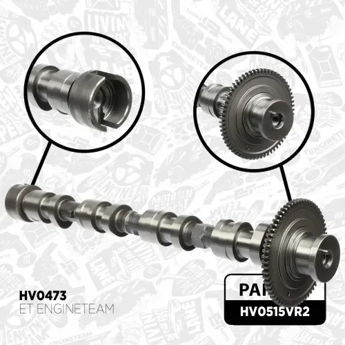 Nockenwellensatz Auslassseite Einlassseite ET ENGINETEAM HV0515VR2 Bild Nockenwellensatz Auslassseite Einlassseite ET ENGINETEAM HV0515VR2
