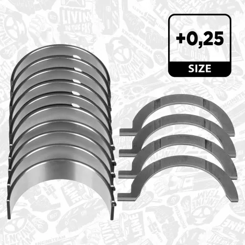 Kurbelwellenlagersatz ET ENGINETEAM LH007625 Bild Kurbelwellenlagersatz ET ENGINETEAM LH007625