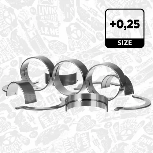 Kurbelwellenlagersatz ET ENGINETEAM LH007625 Bild Kurbelwellenlagersatz ET ENGINETEAM LH007625