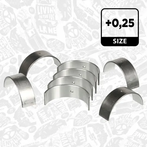 Pleuellagersatz ET ENGINETEAM LP007025 Bild Pleuellagersatz ET ENGINETEAM LP007025