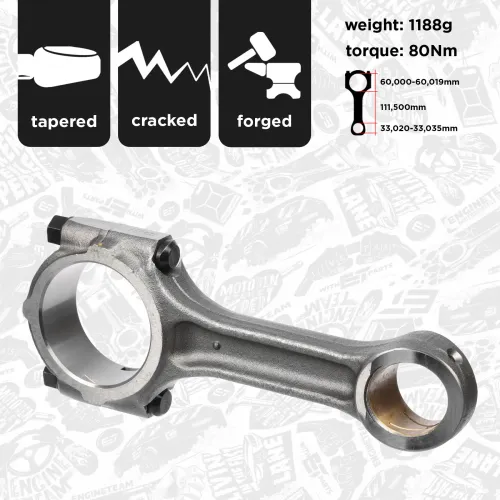 Pleuel ET ENGINETEAM OM0023 Bild Pleuel ET ENGINETEAM OM0023