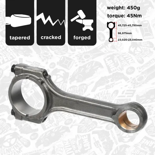 Pleuel ET ENGINETEAM OM0032 Bild Pleuel ET ENGINETEAM OM0032